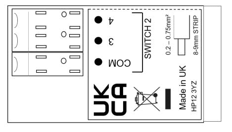 Diagram 3 - PC734 DALI Switch Interface